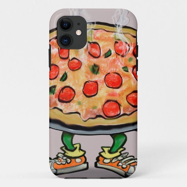 Funda De Case-Mate Para iPhone Pizza (Reverso)