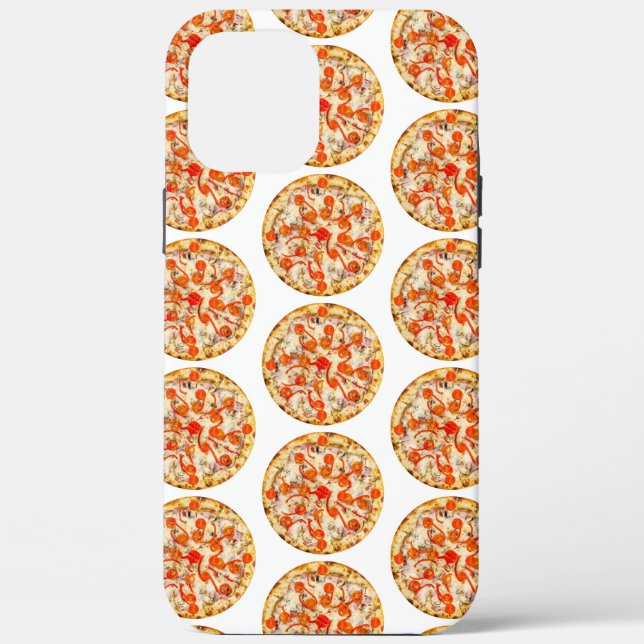 Funda De Case-Mate Para iPhone Pizza (Reverso )