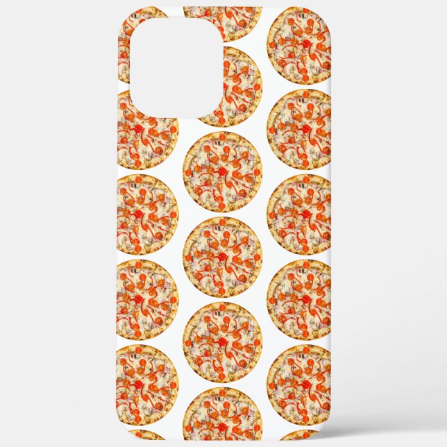 Funda De Case-Mate Para iPhone Pizza (Reverso )