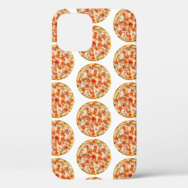 Funda De Case-Mate Para iPhone Pizza (Reverso )