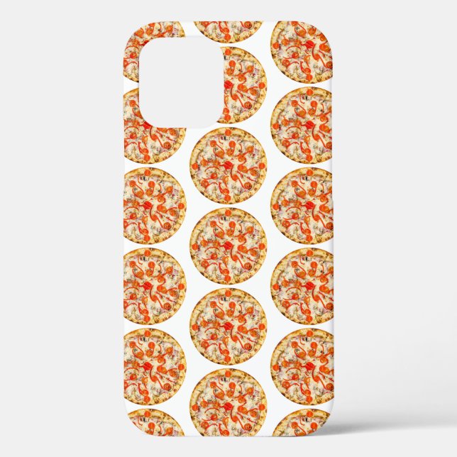 Funda De Case-Mate Para iPhone Pizza (Reverso )