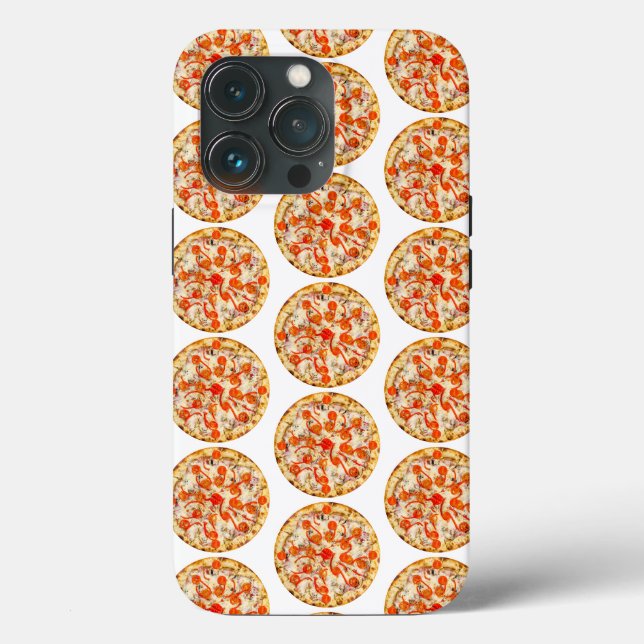 Funda De Case-Mate Para iPhone Pizza (Reverso )