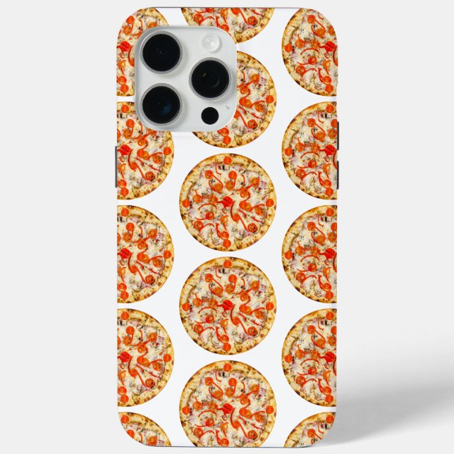 Funda De Case-Mate Para iPhone Pizza (Reverso )