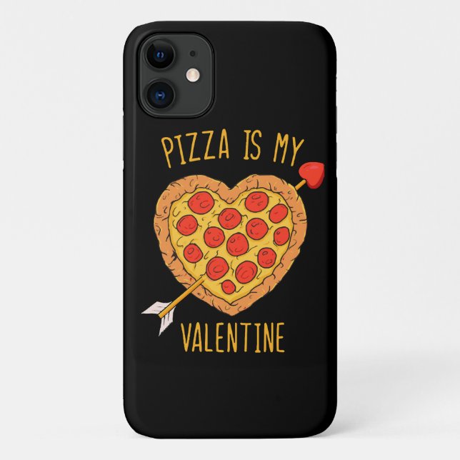 Funda De Case-Mate Para iPhone Pizza Es Mi San Valentín (Reverso)