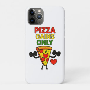 Funda Para iPhone 11 Pro Pizza Gana Solamente - Gracioso Gimnasio Pizza Lov