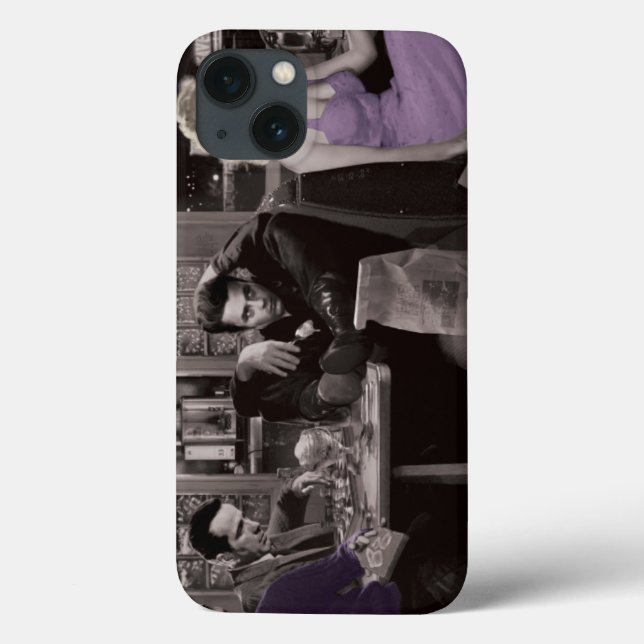 Funda De Case-Mate Para iPhone Placa azul (Reverso)