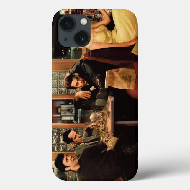 Funda De Case-Mate Para iPhone Placa azul (Reverso)