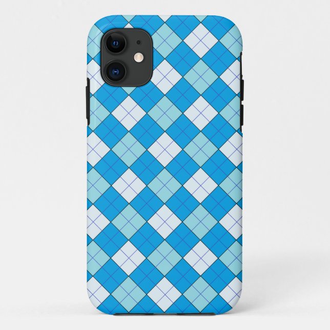 Funda De Case-Mate Para iPhone Placa azul (Reverso)