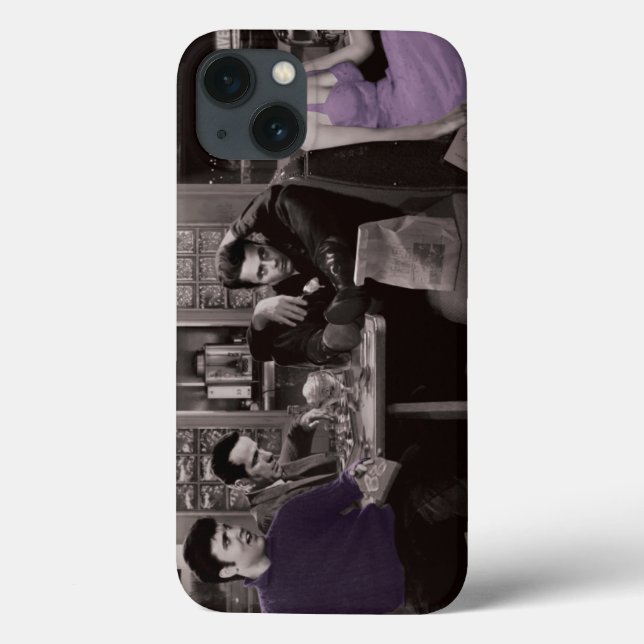 Funda De Case-Mate Para iPhone Placa azul (Reverso)