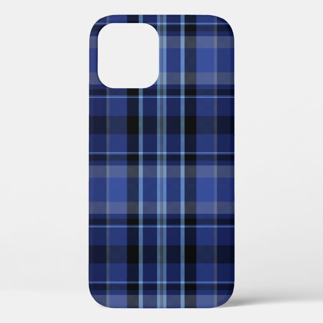 Funda De Case-Mate Para iPhone Placa azul de la marina (Reverso )