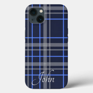 Funda Para iPhone 13 Placa azul elegante 