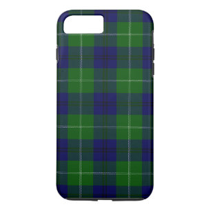 Funda Para iPhone 8 Plus/7 Plus Placa azul tartán oliphant