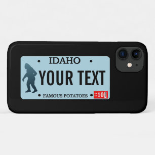 Funda Para iPhone 11 Placa de licencia de Idaho Sasquatch
