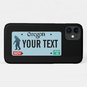 Funda Para iPhone 11 Placa de licencia Oregon Sasquatch