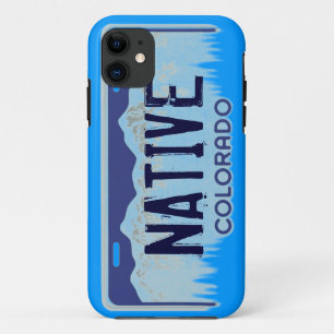Funda Para iPhone 11 placa de licencia para blues nativo de Colorado ip