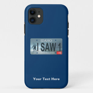 Funda Para iPhone 11 Placa de licencia Sasquatch