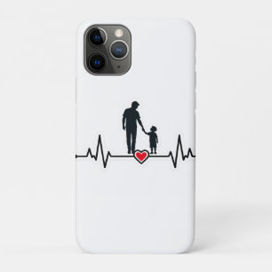 Funda Para iPhone 11 Pro Placa de reconocimiento de silueta de latido de co