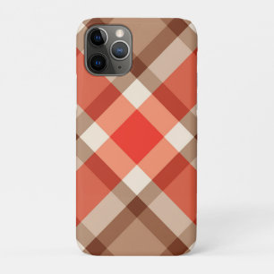 Funda Para iPhone 11 Pro Placa de sesenta de mediados de siglo, Naranja de 