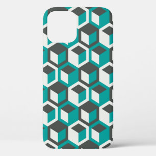 Funda Para iPhone 12 Placa multiproceso retro abstracta inspirada en lo