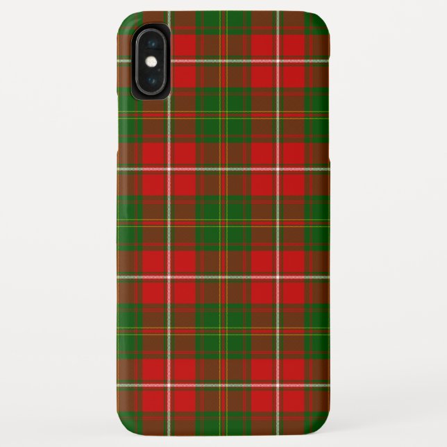 Funda De Case-Mate Para iPhone Placa verde tártara de heno (Reverso)