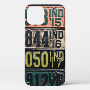 Funda Para iPhone 12 Placas de licencia de época