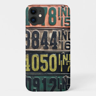 Funda Para iPhone 11 Placas de licencia de época