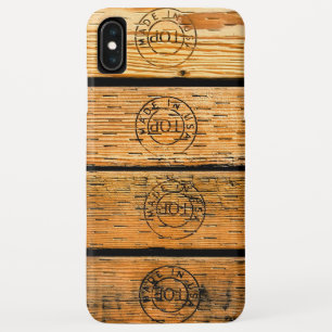Funda Para iPhone XS Max Placas de madera estampadas con "Made in USA"