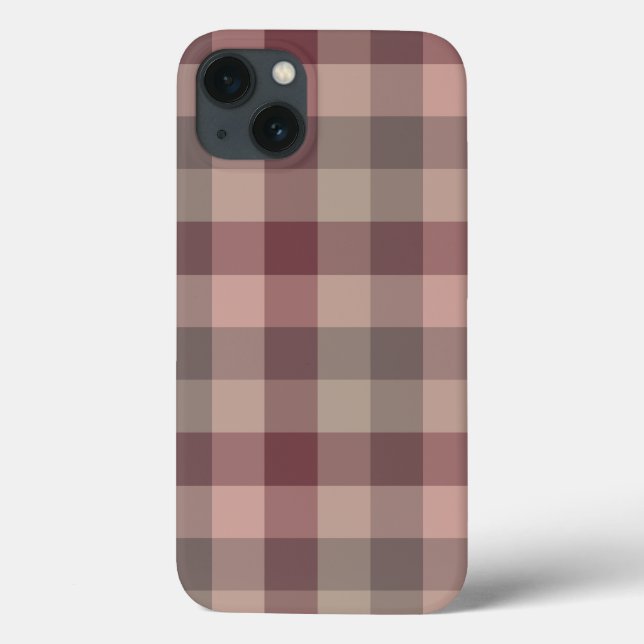 Funda De Case-Mate Para iPhone Plaid de blushwood (Reverso)