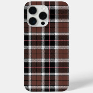 Funda Para iPhone 15 Pro Max Plaid marrón