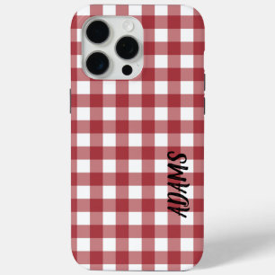Funda Para iPhone 15 Pro Max Plaid Tartan