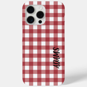 Funda Para iPhone 15 Pro Max Plaid Tartan