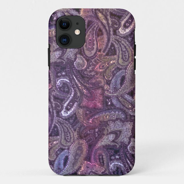 Funda De Case-Mate Para iPhone Plain Paisley 3 (Reverso)