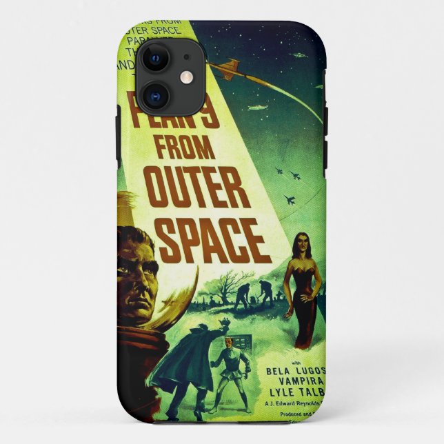 Funda De Case-Mate Para iPhone Plan 9 desde el espacio ultraterrestre (Reverso)