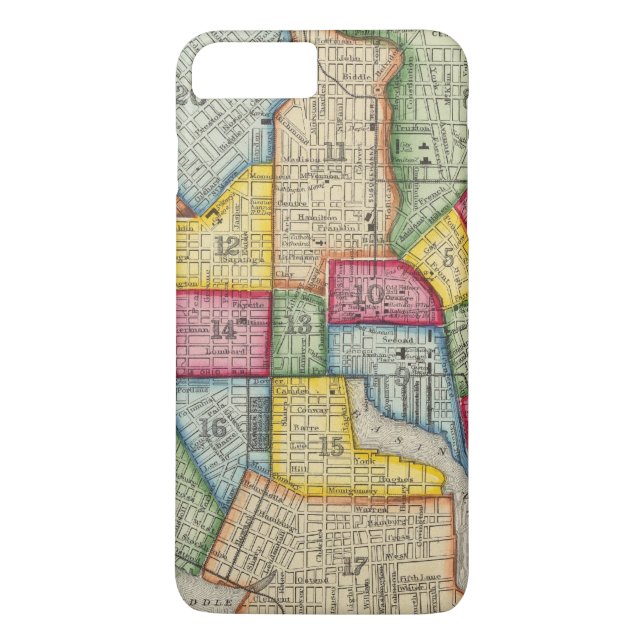 Funda De Case-Mate Para iPhone Plan de Baltimore (Reverso)