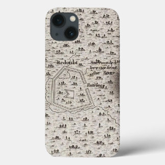 Funda Para iPhone 13 Plan de un Fuerte Viejo en el estado de Kentucky