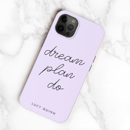 Funda Para iPhone 14 De Case-Mate Plan Dream Do Pastel Lilac Purple Feminine Moderno