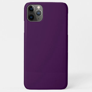 Funda Para iPhone 11 Pro Max Plana oscura púrpura profunda sólida