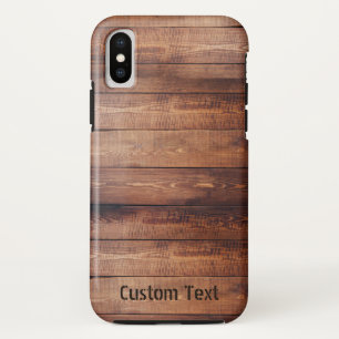 Funda Para iPhone X Planchas de madera