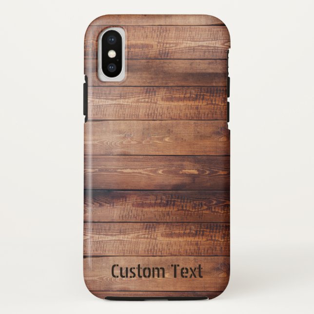 Funda De Case-Mate Para iPhone Planchas de madera (Reverso)