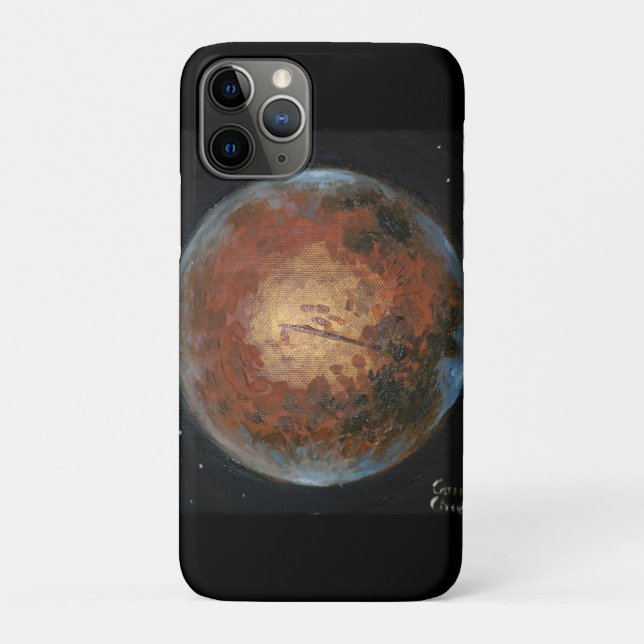 Funda De Case-Mate Para iPhone Planet Mars (Reverso)