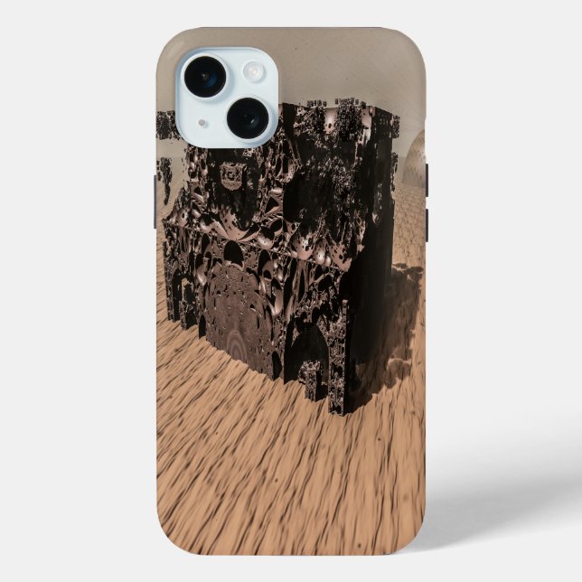 Funda De Case-Mate Para iPhone Planeta Mars. Tormenta de polvo. (Reverso )
