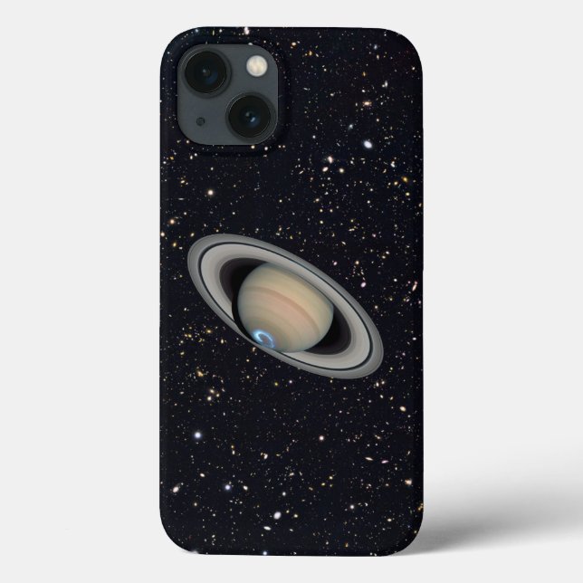 Funda De Case-Mate Para iPhone Planeta Saturno Cielo Estrellado (Reverso)