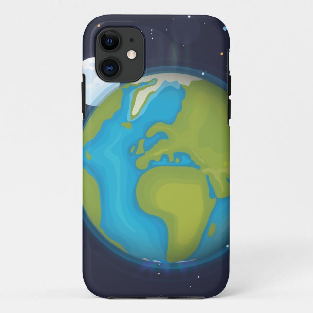 Funda De Case-Mate Para iPhone Planeta Tierra (Reverso)