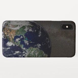 Funda Para iPhone XS Max Planeta Tierra en Vía Láctea