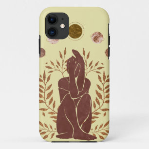 Funda Para iPhone 11 Planetas abandonados plantas humanas pensando en h