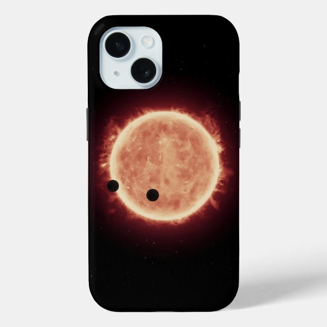 Funda De Case-Mate Para iPhone Planetas Transitando Estrella De Enano Rojo En Tra (Reverso )