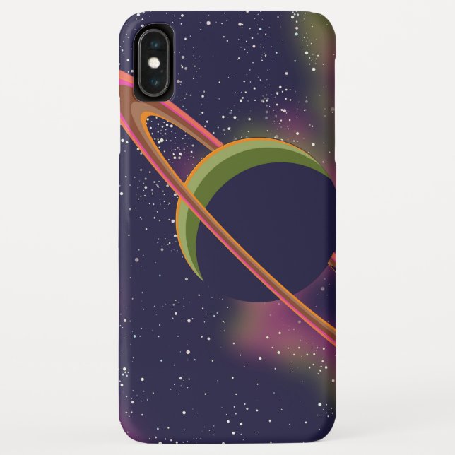 Funda De Case-Mate Para iPhone Planetas y estrellas (Reverso)