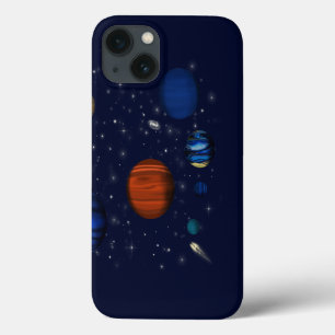 Funda Para iPhone 13 Planetas y galaxias espaciales
