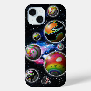 Funda Para iPhone 15 Planetoides