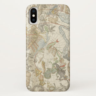 Funda Para iPhone X Planisphaerii Coelestis Hemisphaerium